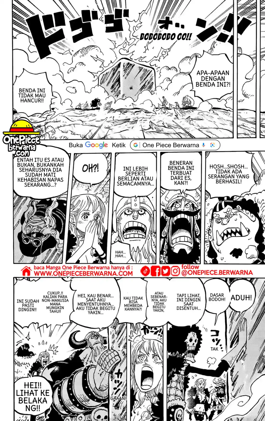 One Piece berwarna 1187 1188 1189 bahasa indonesia